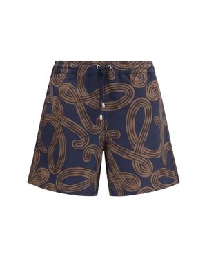 Loewe Technical Fabric Swim Shorts X Paula's Ibiza - Blue
