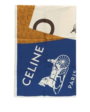 Celine Scarves & Silk Scarves - Blue