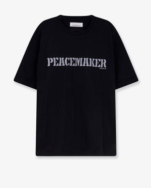 Oamc Peacemaker Cotton T-Shirt - Black