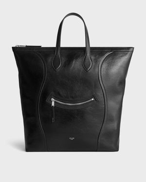 Celine "Vertical Cabas" Medium Bag - Black