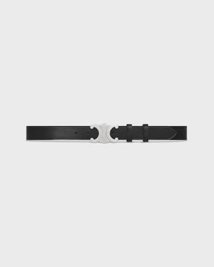 Celine Triomphe Belt - Black
