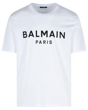 Balmain Cotton T-Shirt - Grey