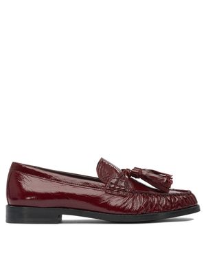 Alohas Marietta Onix Leather Loafers - Brown