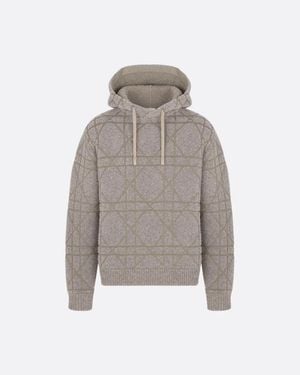 Dior Cannage Hoodie - Grey