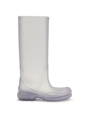 Loewe Logo Rubber Rain Boots Transparent - White