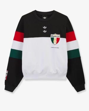 ADIDAS X WILLY CHAVARRIA Crew Cotton Sweatshirt - Black