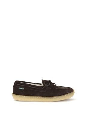Sebago Colton Docksides Suede Loafers Dark - White
