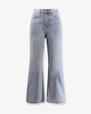 DUNST Relaxed Flared Jeans - Blue