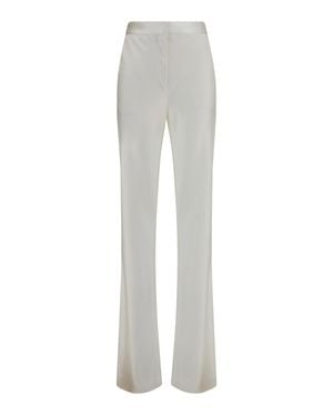 Tom Ford Trousers Bias-Cut Polka-Dot - Grey