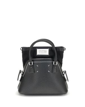 Margiela 5Ac Calfskin Handbag - Black
