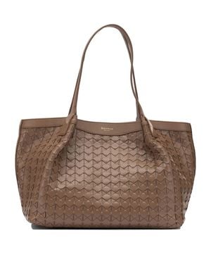 Serapian "Secret" Small Shoulder Bag - Brown