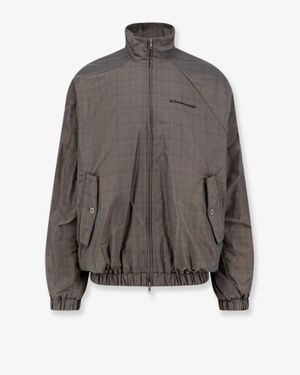 Balenciaga Madras Nylon Jacket - Grey
