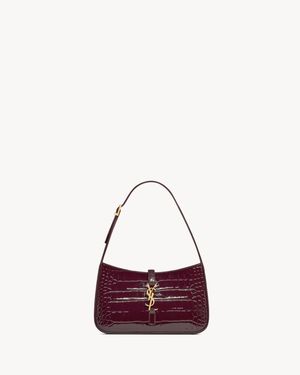Saint Laurent Le 5 À 7 Small Shoulder Bag Bordeaux - Purple