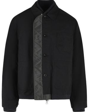Sacai Reversible And Polyamide Jacket - Black