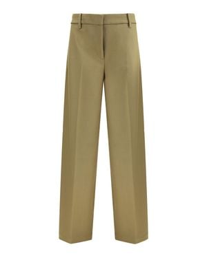 True Royal Virgin Wool Pants - Green
