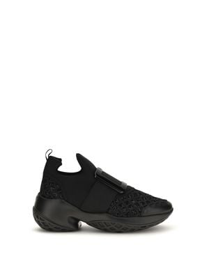 Roger Vivier Viv' Run Trainers - Black