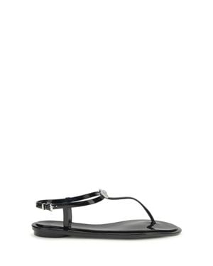 Mach & Mach Mach & Mach Double Bow Sandals - White