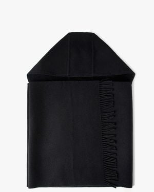 Brunello Cucinelli Hoodie Scarf - Black