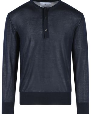 Seven Gauge 'Serafino' Lyocell Jumper - Blue