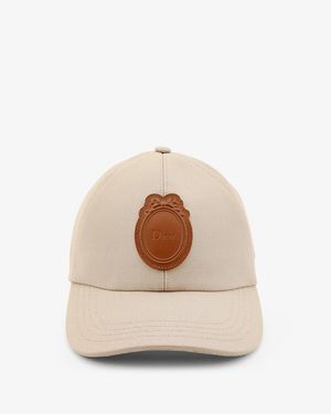 Dior Canvas Baseball Hat - Natural