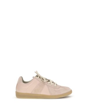 Margiela Leather Trainers Almond Peach - Natural