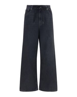 MM6 by Maison Margiela Straight-Leg Stretch Denim Jeans - Blue