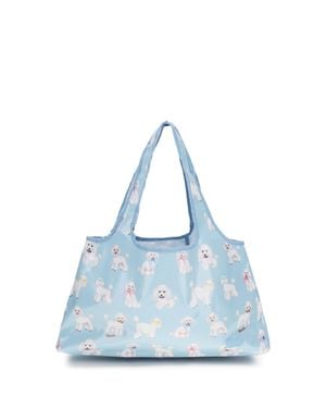 Fiorucci Poodle Hobo Shoulder Bag Light - Blue