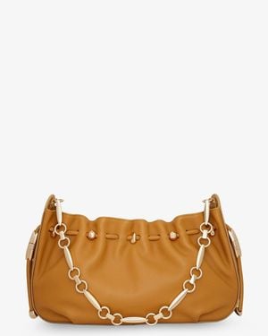 Zimmermann Leather Clutch Halcyon - Brown