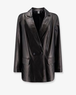 DFOUR® Leather Jacket - Black