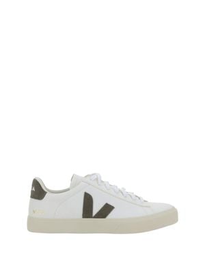 Veja Campo Trainers Extra Kaki - White