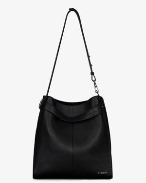 Givenchy Belted Bag Leather Shoulder Bag - Black