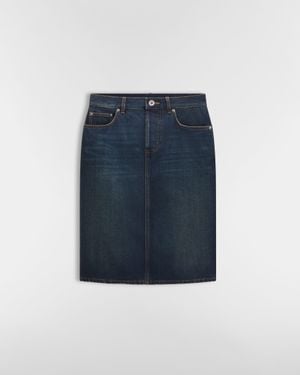 Dior Pencil Skirt - Blue