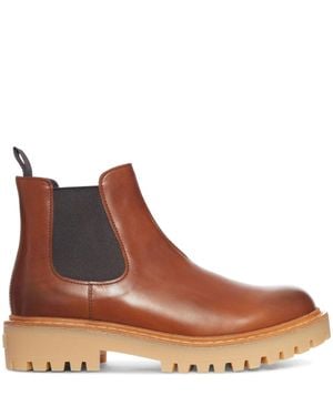 Prada Chelsea Ankle Boots - Brown