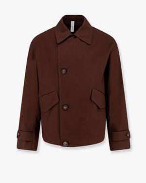 Hevò Isola Di San Pietro Cotton Jacket - Brown