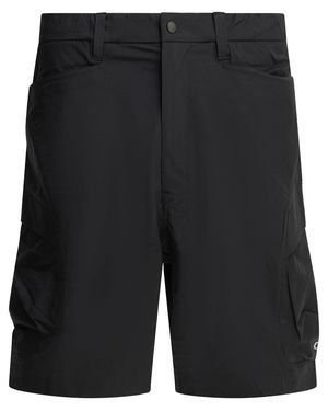 OAKLEY FACTORY TEAM BY BRAIN DEAD "Wide" Cargo Shorts - Black