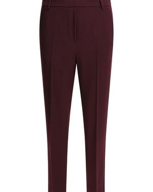 Semler Trousers With Elasticized Waist Trousers Bordeaux - Purple
