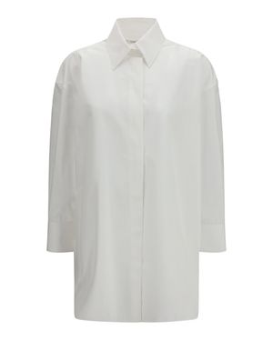 Givenchy Backless Cotton Shirt - White
