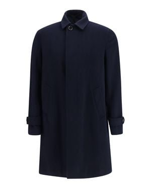Lardini Single Breasted Coat - Blue