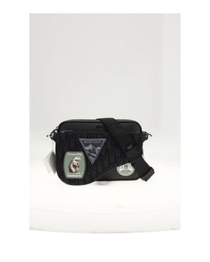 Dior Dior Homme Triple Pouch With Patch - White