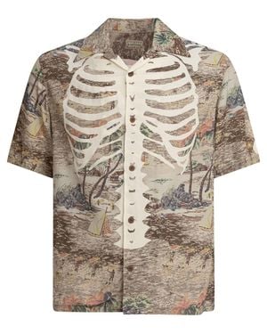 Kapital Kamekameha Bone Casual Shirt - Natural