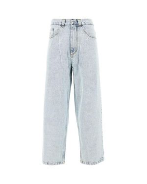 POLAR SKATE 'Big Boy' Oversized Denim Trousers - Blue