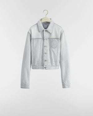 Dior Médaillon" Denim Jacket - White