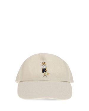 Maison Kitsuné Baseball Cap - White