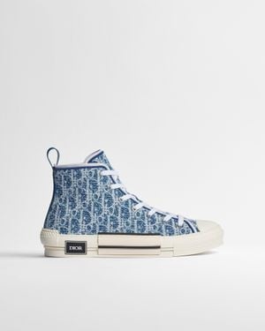 Dior B23 League Iviera High Trainers - Blue