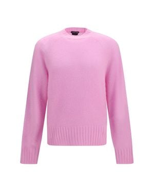 Tom Ford Crew-Neck Cashmere Jumper - Pink