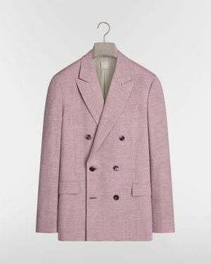 Dior Iviera Double Breasted Blazer - Purple