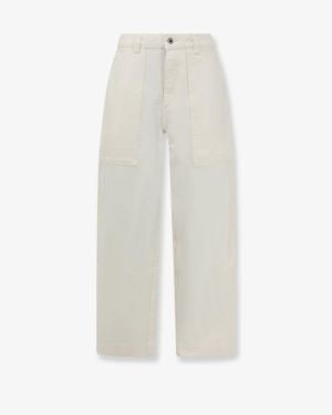 Soeur Kurt Organic Cotton Trousers - White