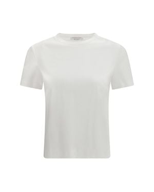 Max Mara Pure Donata Cotton T-Shirt Bianco Ottico - White