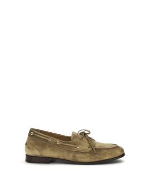 Bally Loafers Plume Suede - Brown