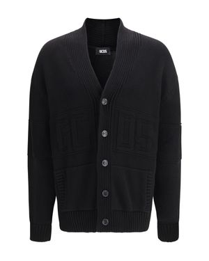 Gcds Knit Cardigan - Black